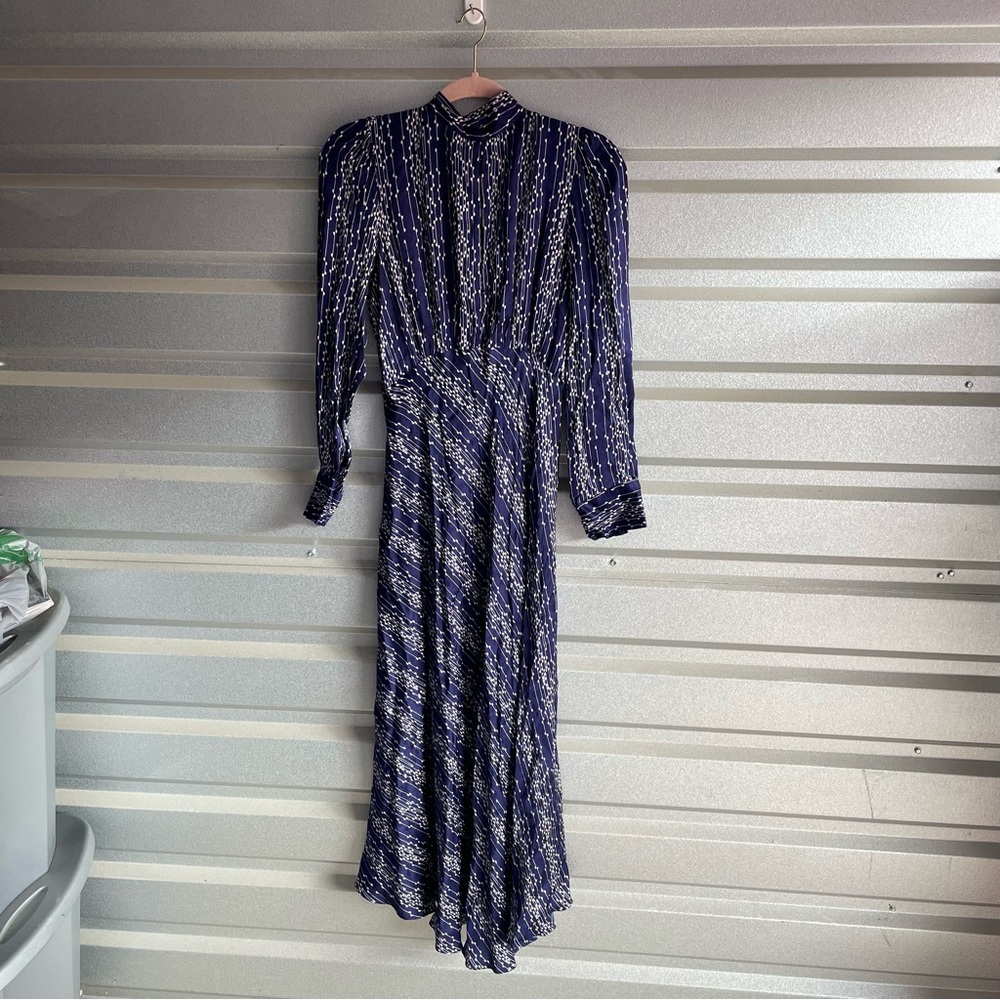 Sandro Angie Long Printed Dress